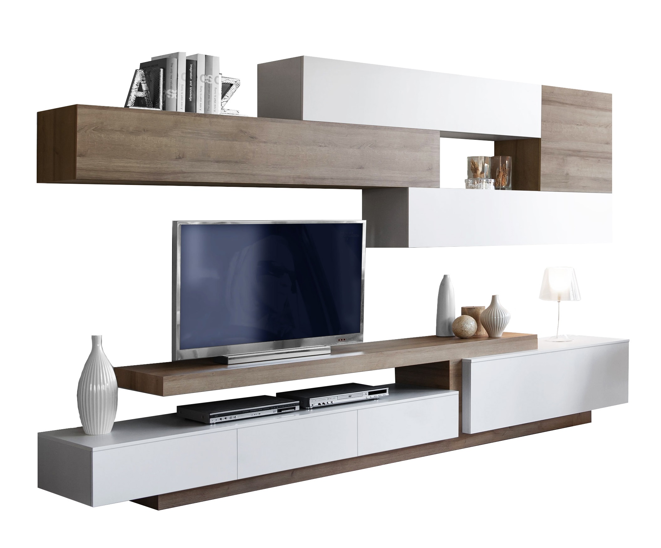 Mueble De Tv Minimalista Composición 10