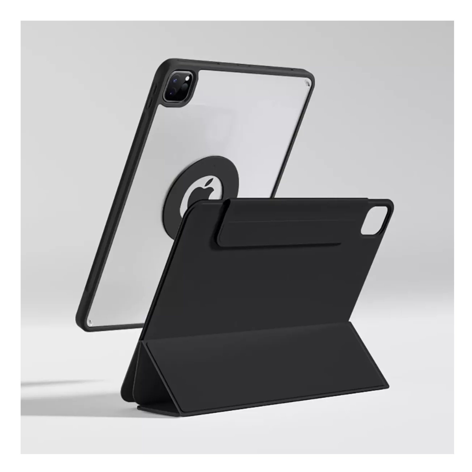 Funda Compatible con iPad Air 4th \ 5th (10.9")\ M2, Smart Cover 2 en 1 ,   Compatible con iPad Air M3 M3 (11") Color Negro