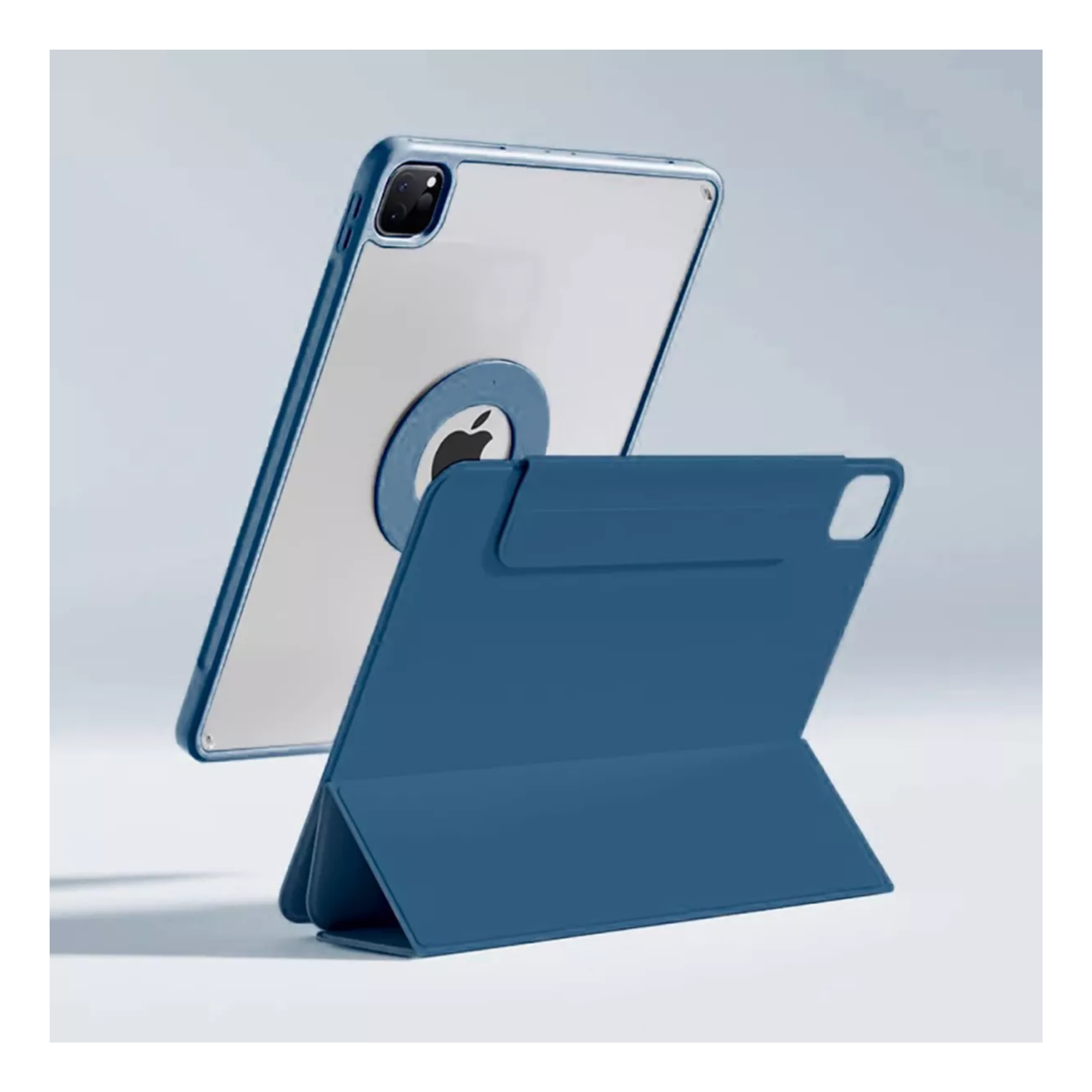 Funda Compatible con iPad Air 4th \ 5th (10.9")\ M2,  Smart Cover 2 en 1 , Compatible con iPad Air M3 M3 (11") Color Azul Marino