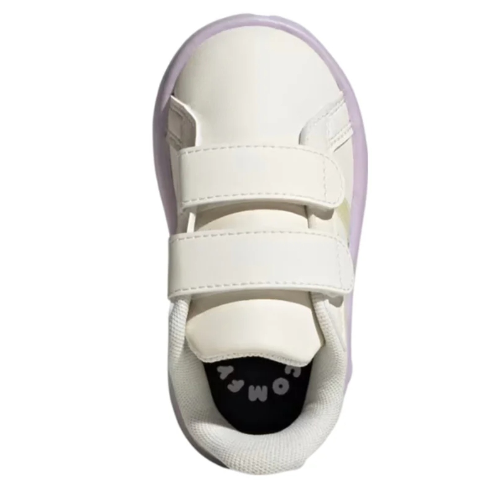 Tenis Adidas de Bebe Grand Court 2.0 CF I Beige-Niñas JH9924