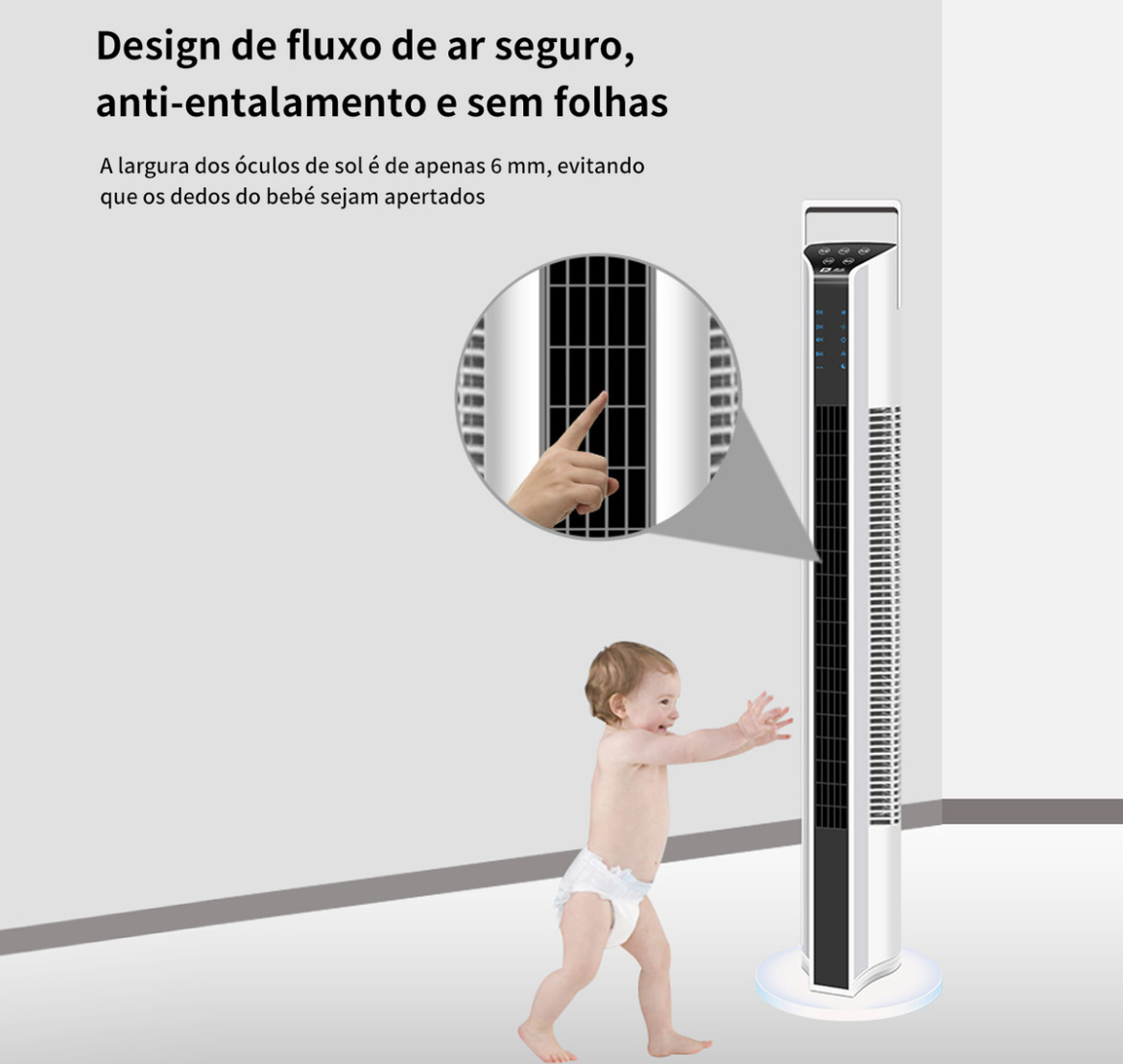 Ventilador Torre 115cm |remoto 6m, 10a Garantía , Ahorro Luz