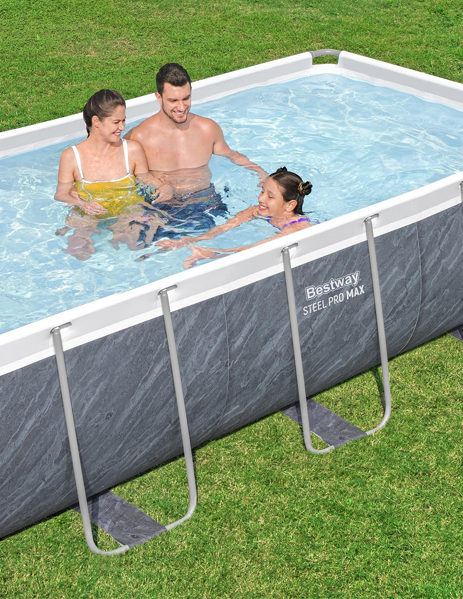Alberca Estructural Bestway Steel Promax Rectangular 404x201
