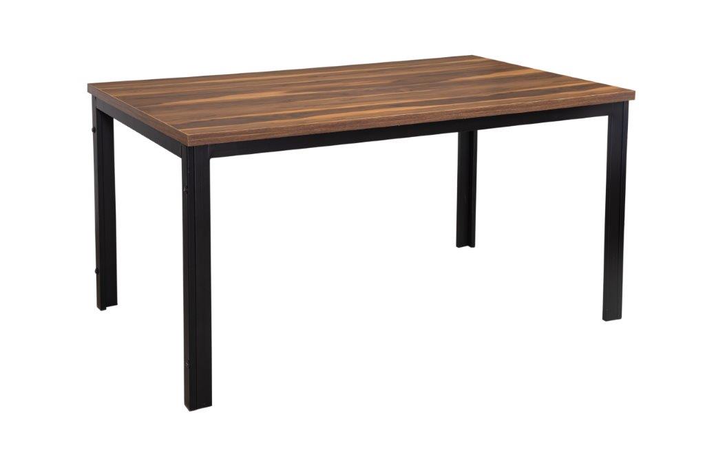 Comedor Adra Parota Café 6 Sillas Tubular Mobilkraft