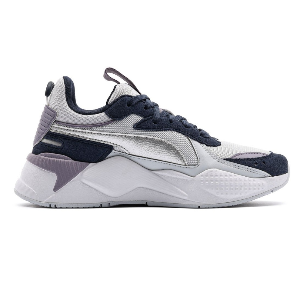 Tenis Puma RS-X Metallic Jr Blanco-Dama 391984 07