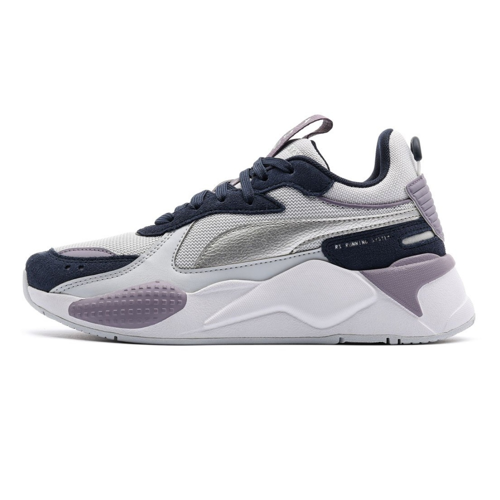 Tenis Puma RS-X Metallic Jr Blanco-Dama 391984 07