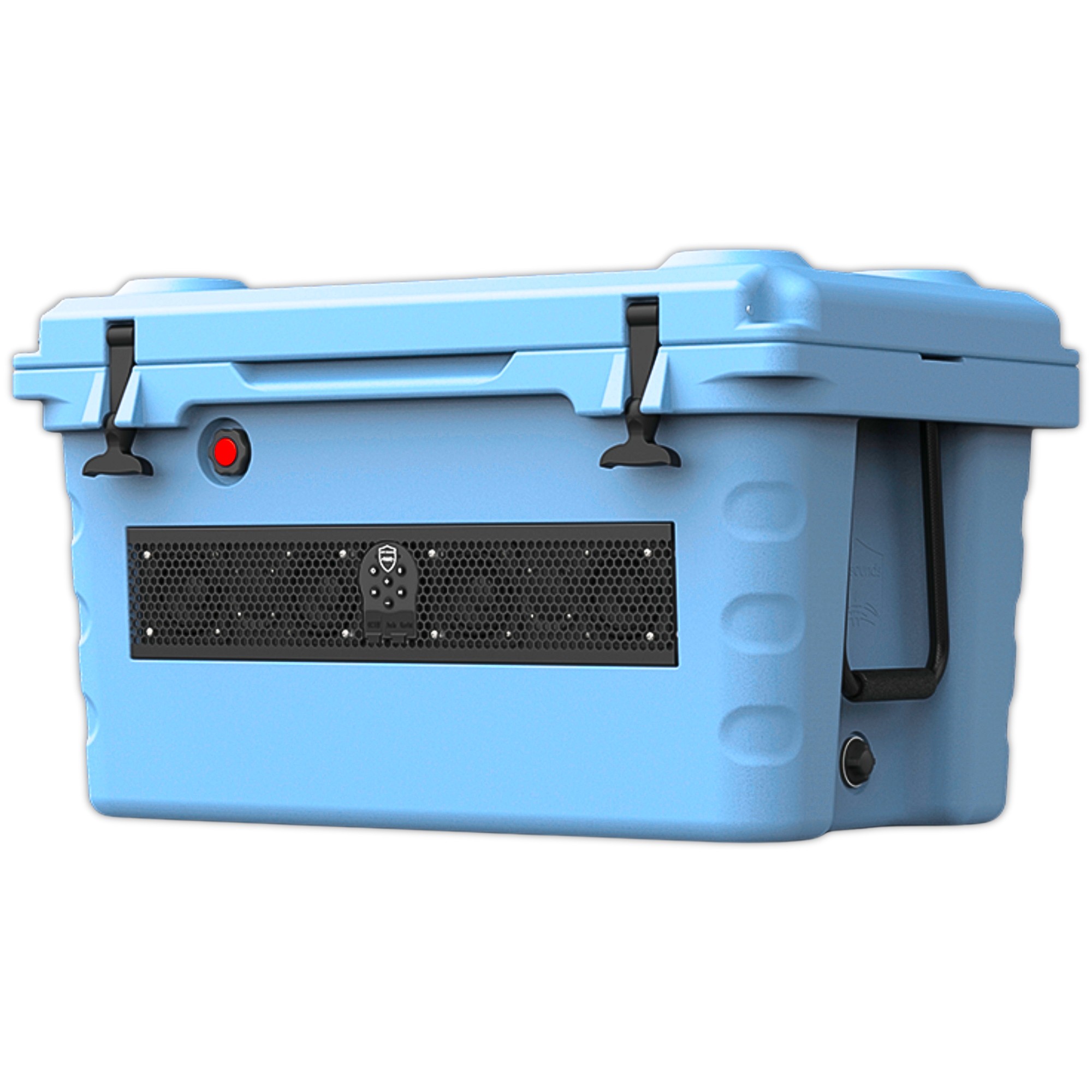 Hielera Azul con Barra de Sonido Marino Wet Sounds SHIVR-55-BLU 200W 55L