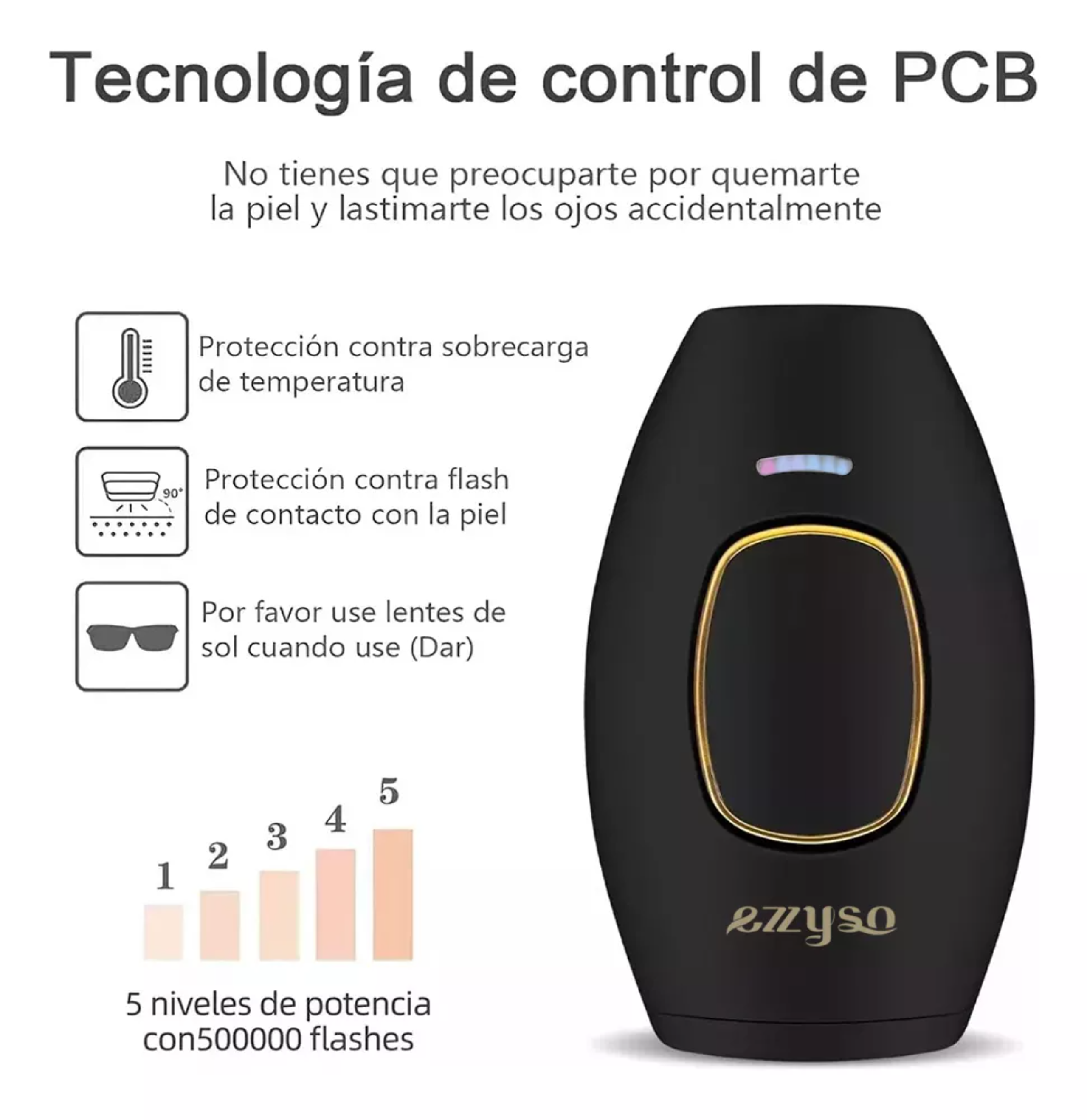 Depiladora Permanente Láser 999,999 Flashes Facial Y Corpora