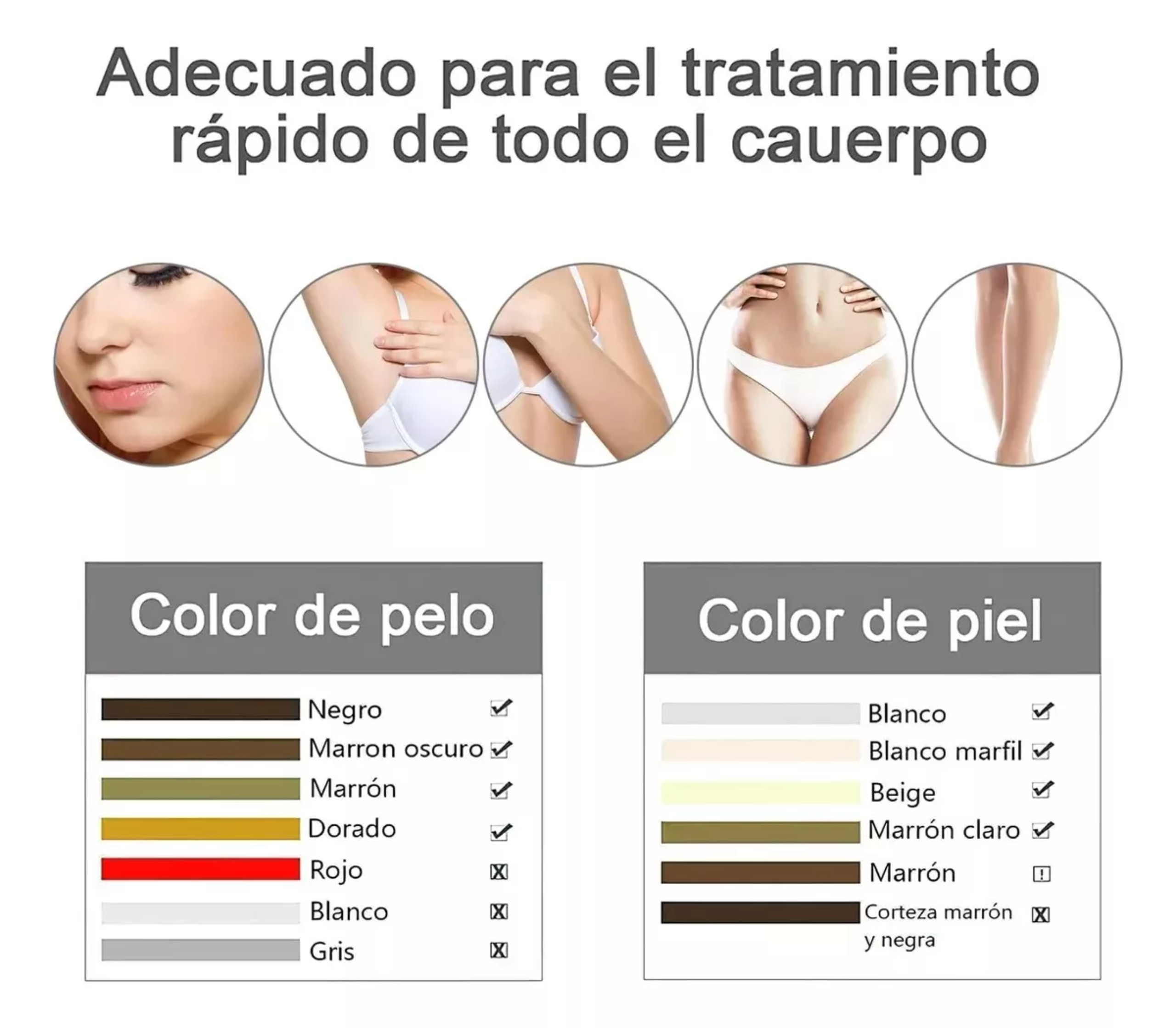 Depiladora Permanente Láser 999,999 Flashes Facial Y Corpora