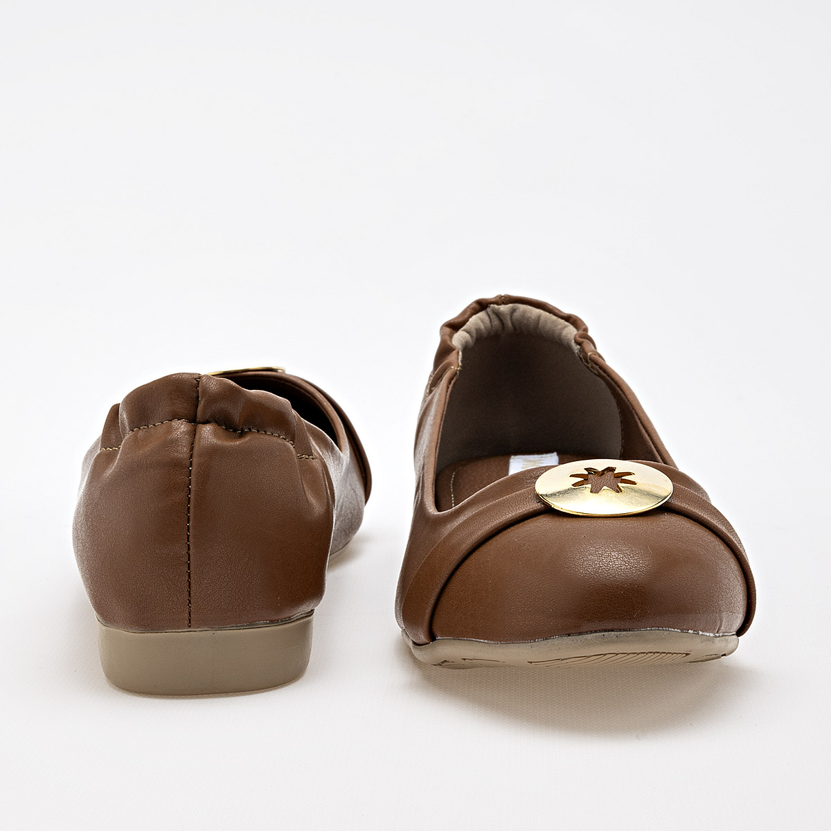 MORAMORA ISA FLATS MUJER CASUAL COLOR CAFE
