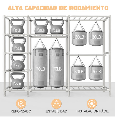 Armario Armable Ropero Closed Closet Organizador Ropa 205cm