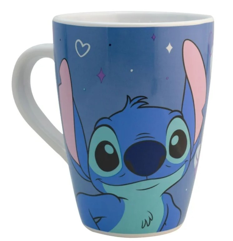 Taza Stitch Grande Tarro Belly de ceramica capacidad 900 ml