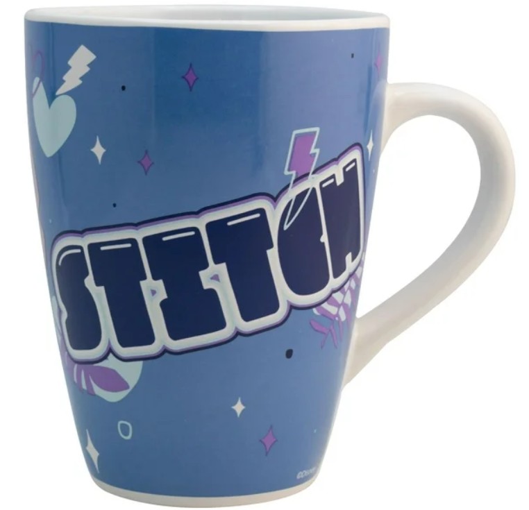 Taza Stitch Grande Tarro Belly de ceramica capacidad 900 ml
