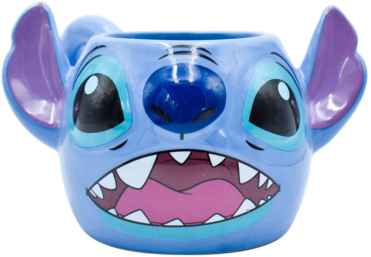 Stitch Taza 3D Tarro Disney Lilo & Stitch Ceramica capacidad 325 ml 