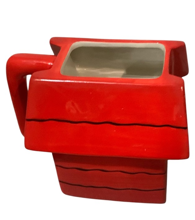 Snoopy Taza 3D Esculpida en Cerámica con Tapa, Diseño Casa  Peanuts, Capacidad 591 ml