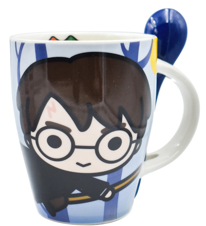Harry potter & Hermione Granger Juego de 2 Tarros con Cuchara de pareja San Valentin Tazas Novios amigos