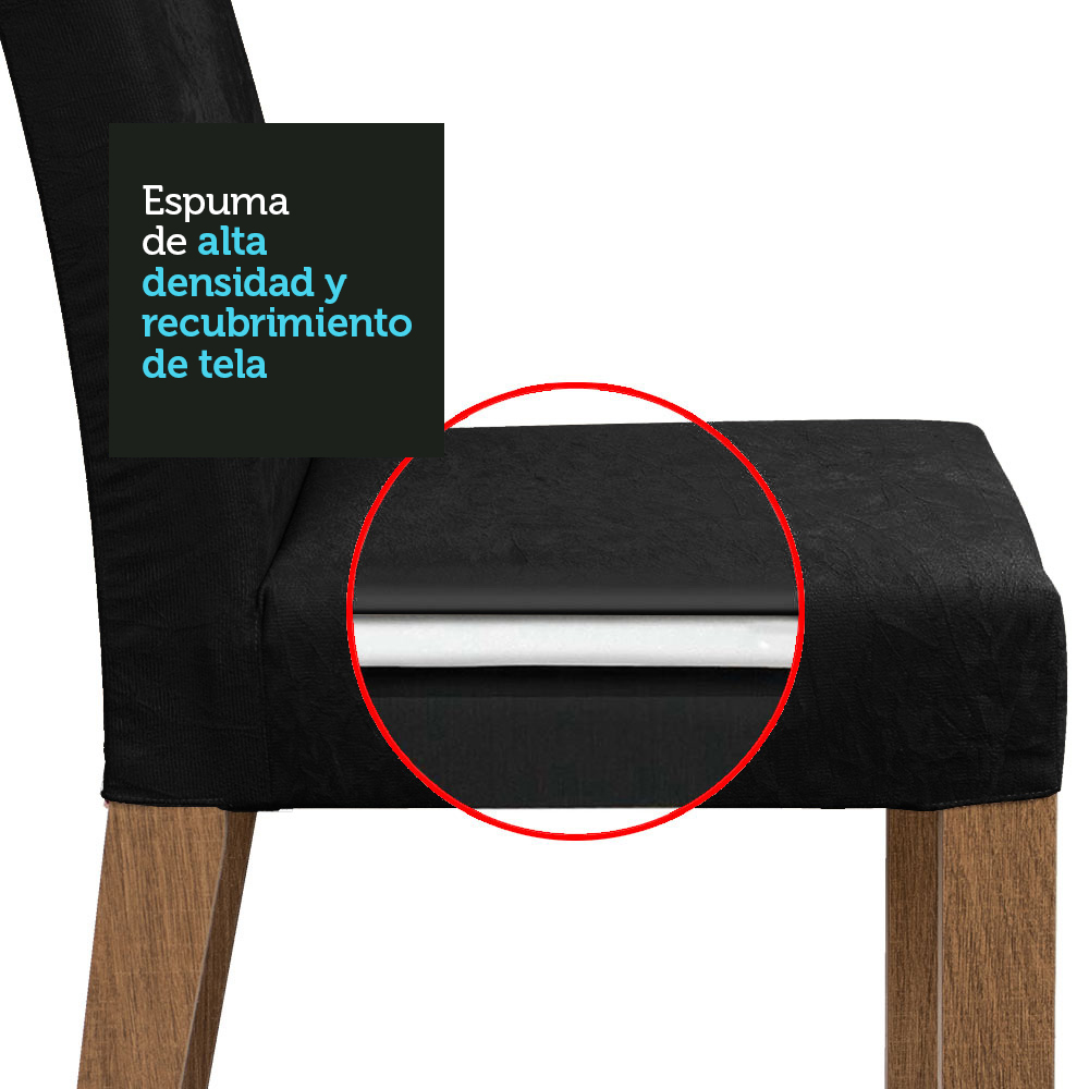 Juego de Comedor con Mesa y 4 Sillas Madesa Oxford Cindy MM
