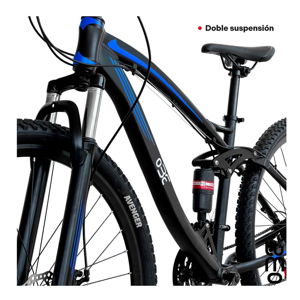 Bicicleta De Montaña Aluminio Doble Suspensión R29 Shimano