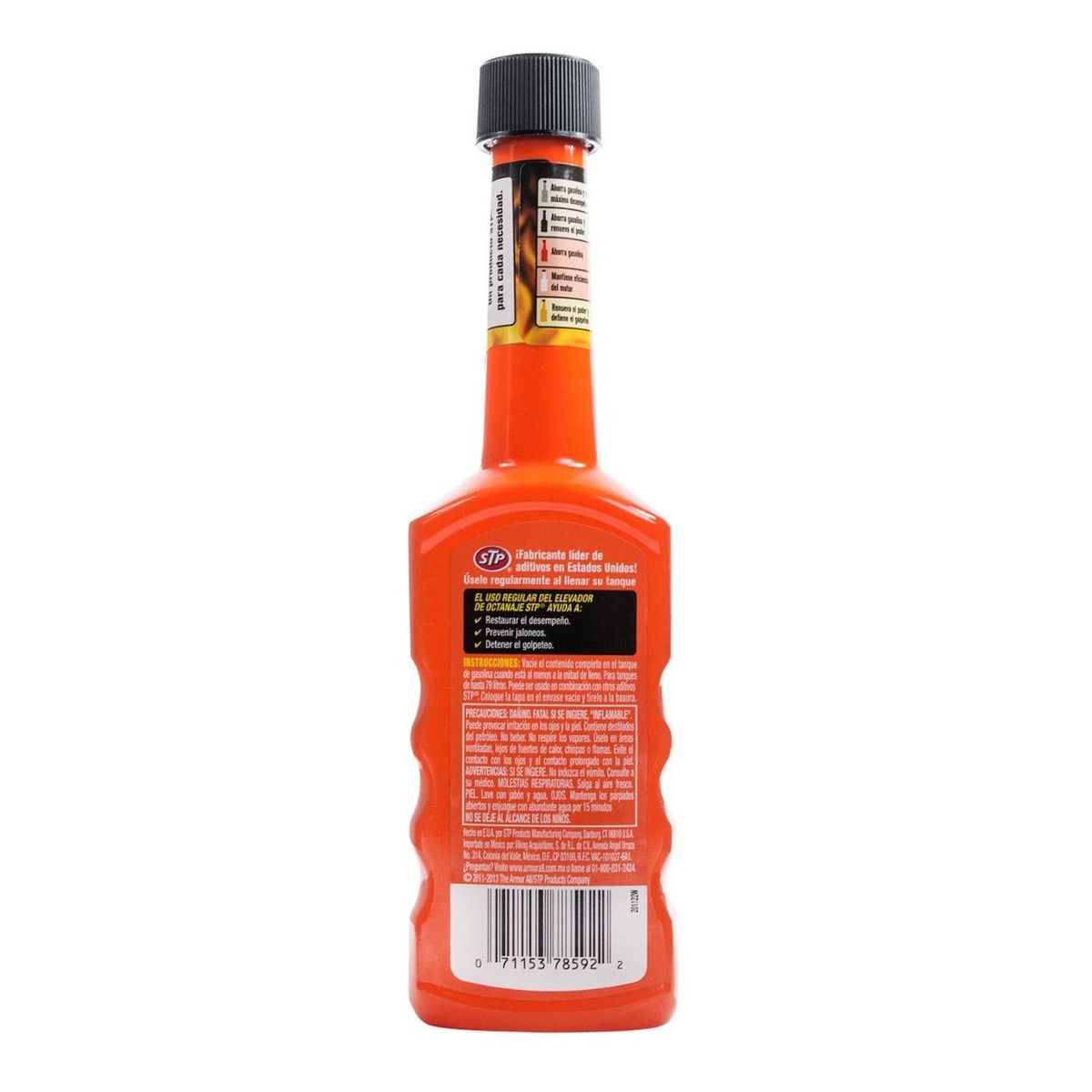 6 Pzas Elevador Octanaje STP Recupera Rendimiento 155 ml