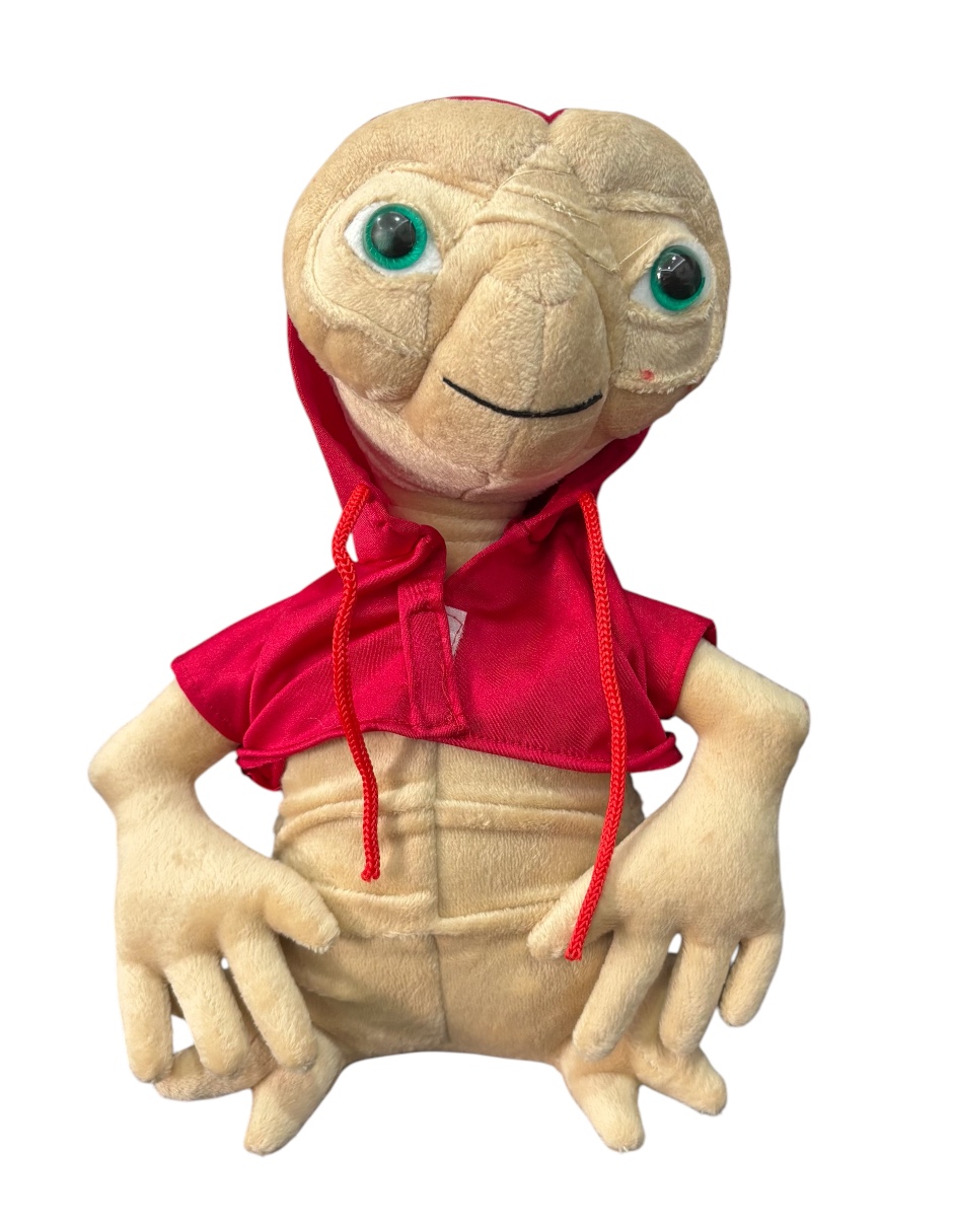 Muñeco de peluche  E.T., el extraterrestre, mide 27 cm de alto