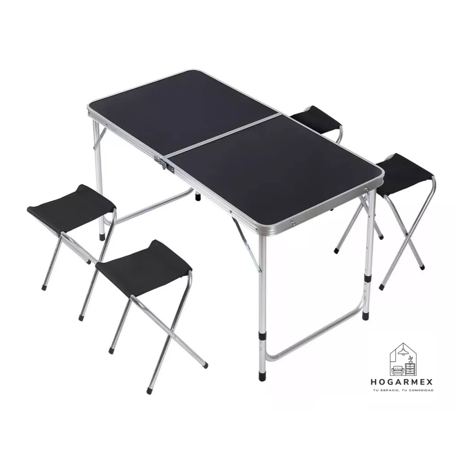 Mesa de jardin  Tipo Portafolio 4 Bancos Para Picnic