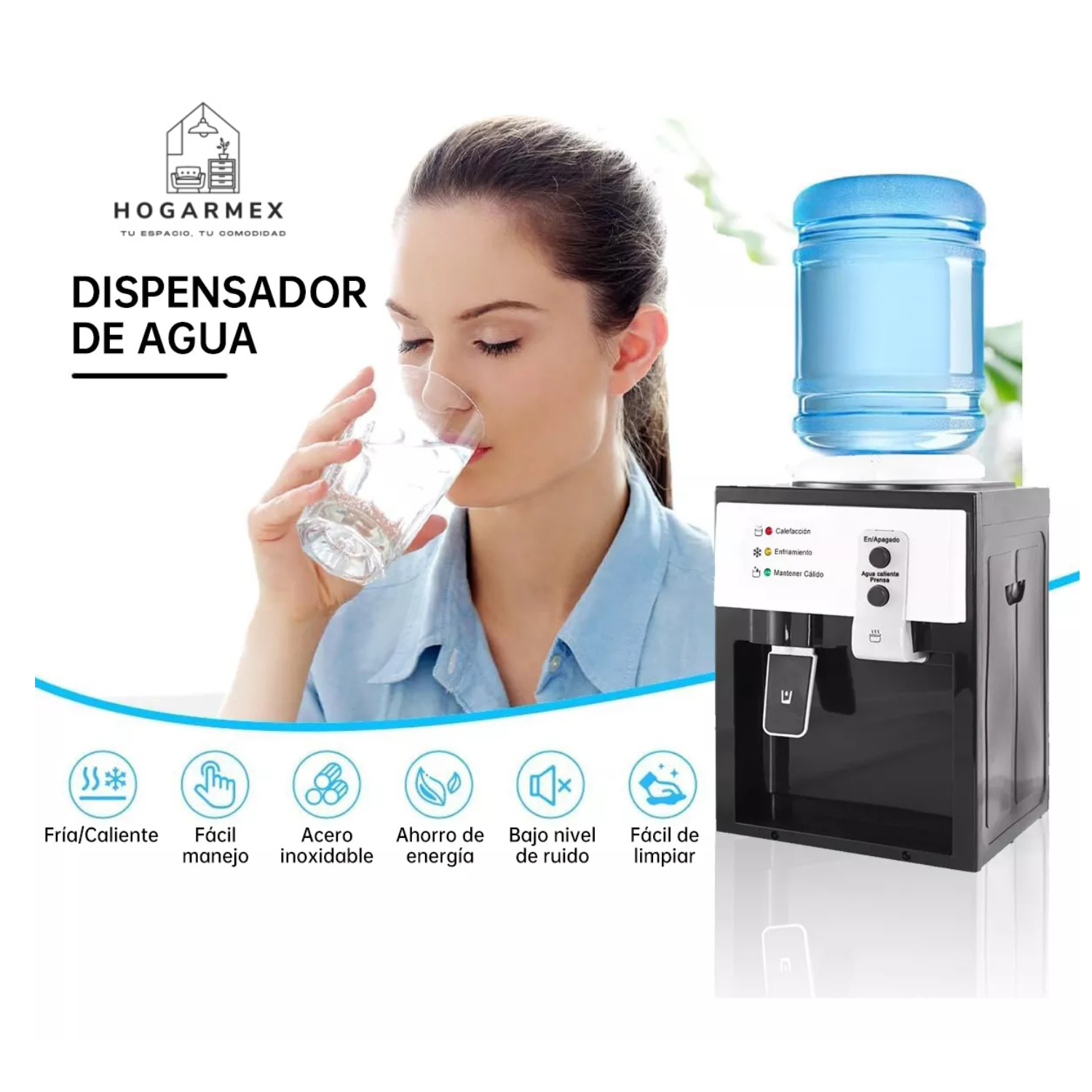 Dispensador De Agua Fría Y Caliente Eléctrico 