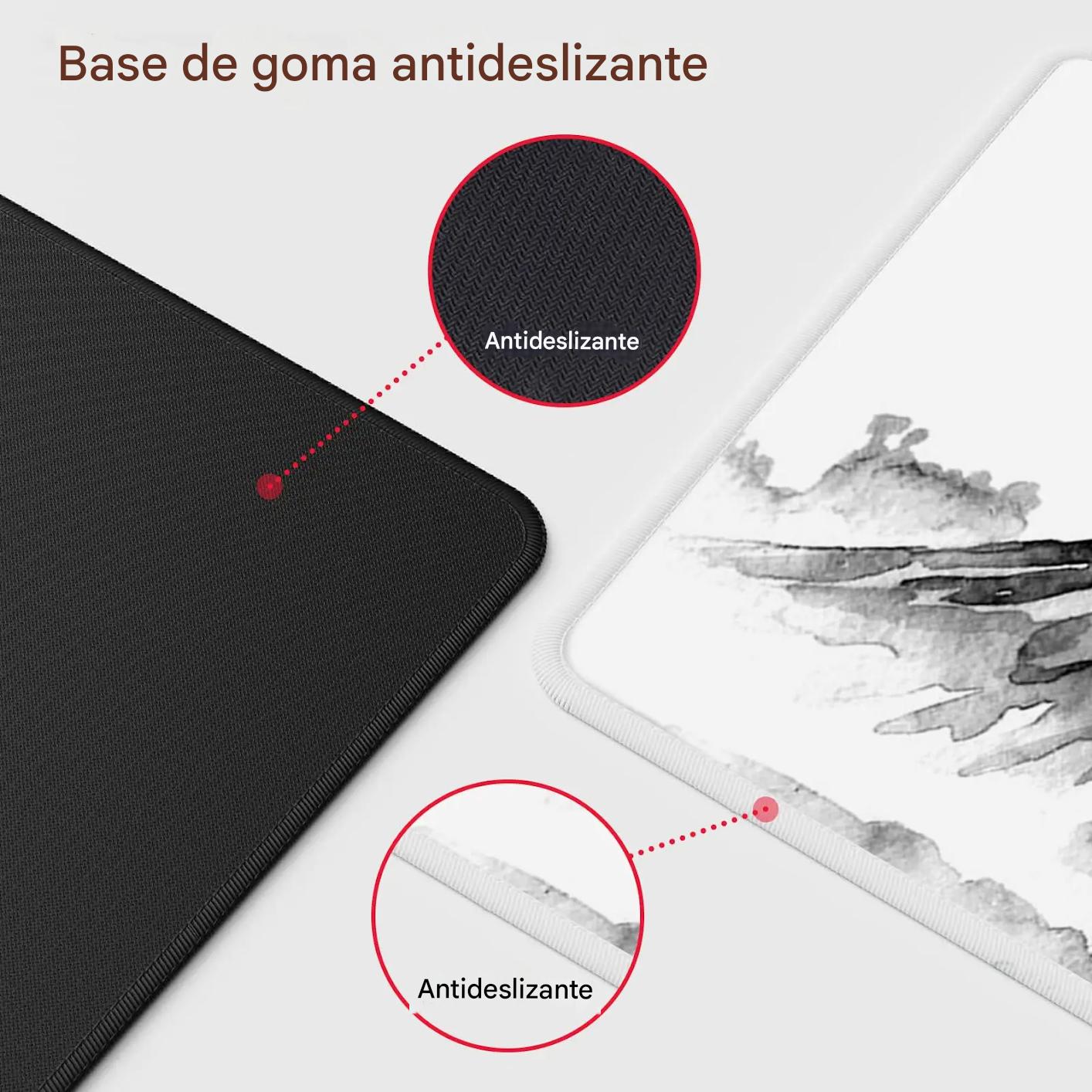 Alfombrilla ratón xxl 80*30 paisajeRJA goma teclado mouse pad antideslizante gamer juego pc laptop