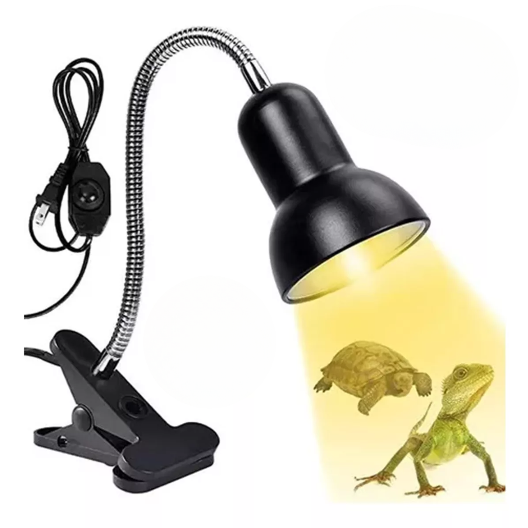 Lámparas De Calor Para Tortuga Reptiles 2 Bombillas Uva+uvb