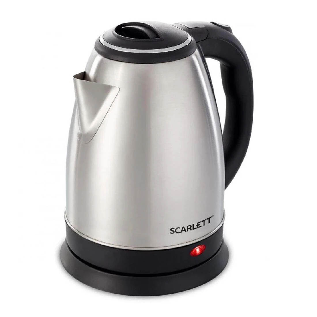 Tetera eléctrica Cafetera De 2L Scarlett Inoxidable Plateada