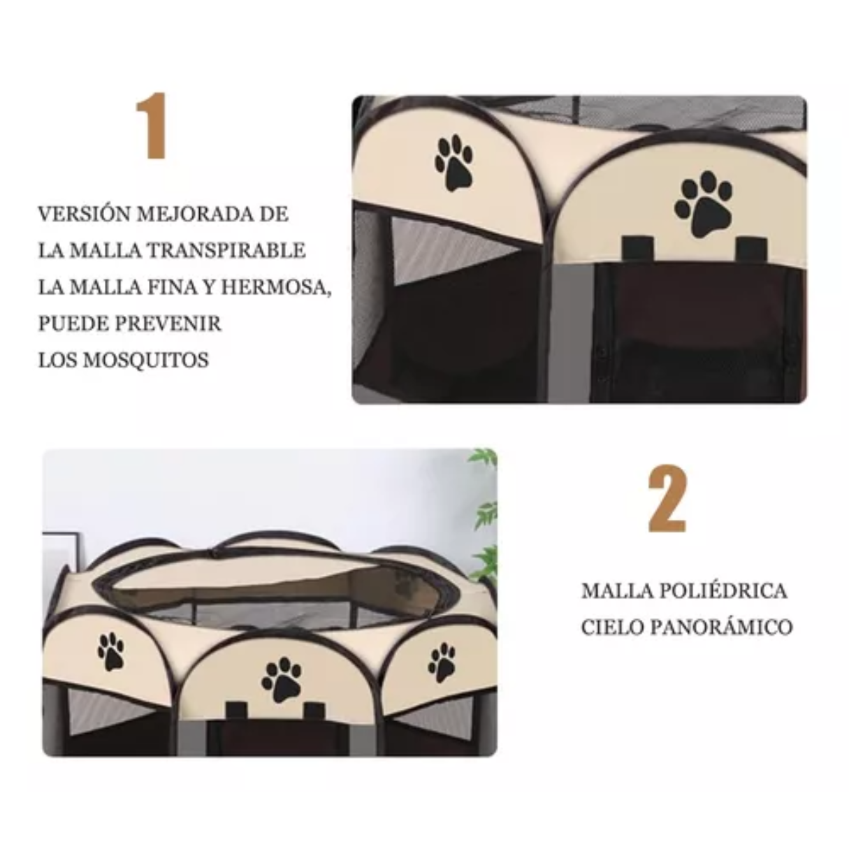 Casa Corral Portátil Viajes Y Paseo Perro Juego Para Mascota