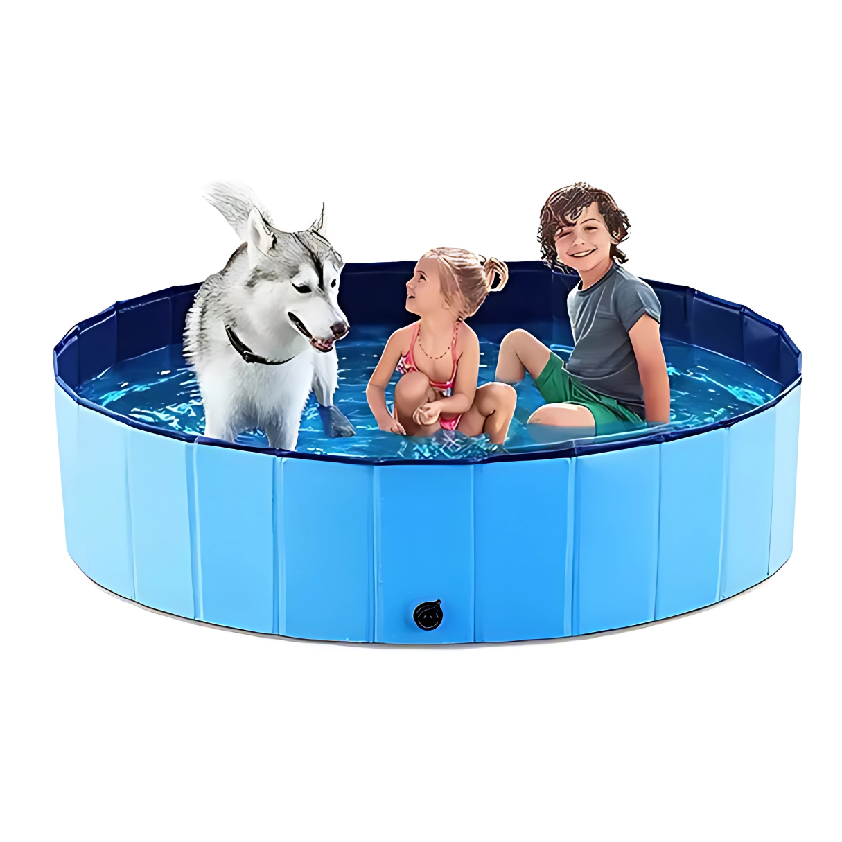 Alberca Plegable Piscina Perro Mascota Bañera Baño 120x30cm