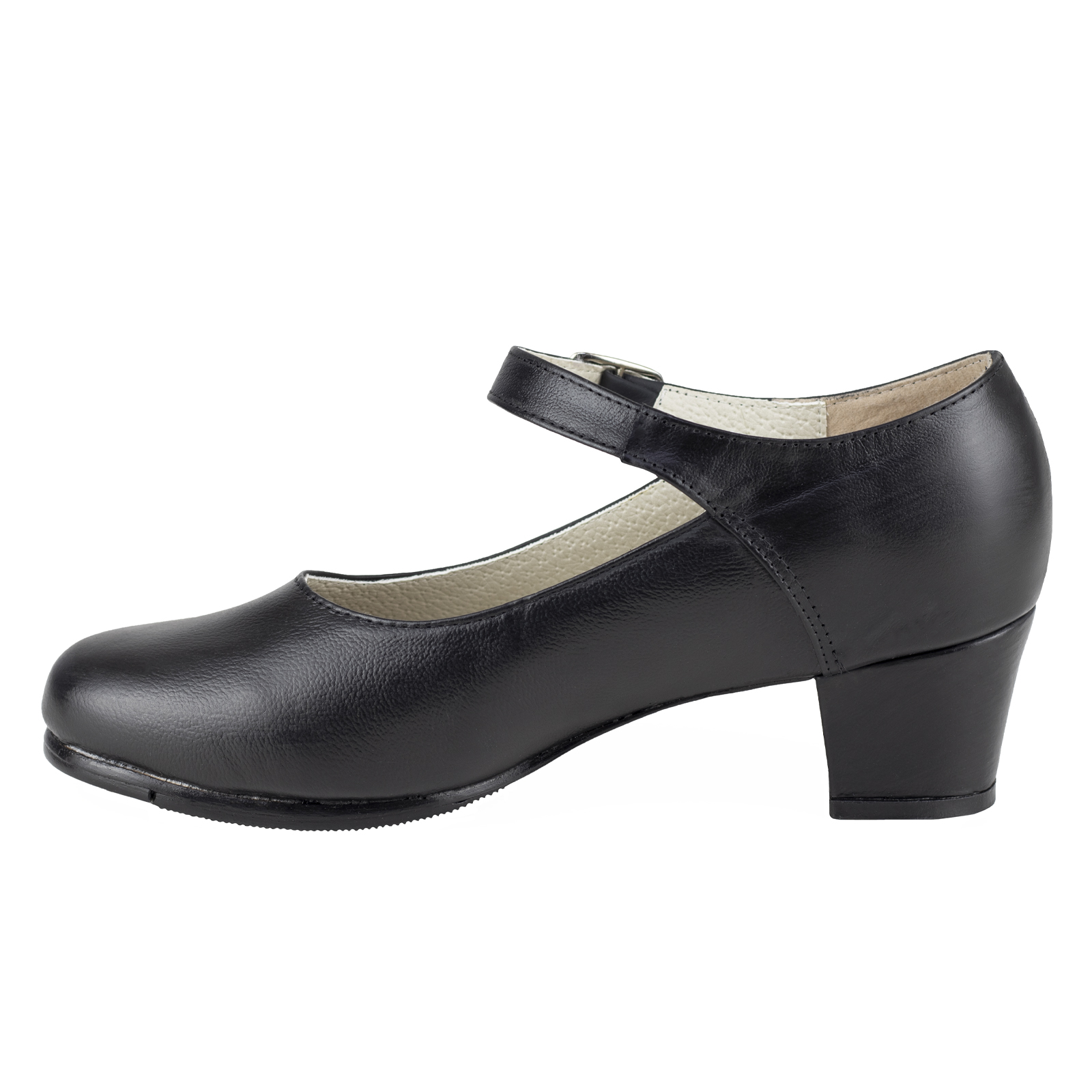 Zapato Negro De Mujer Con Tacón Lady Christian 100 Para Bailable Danza