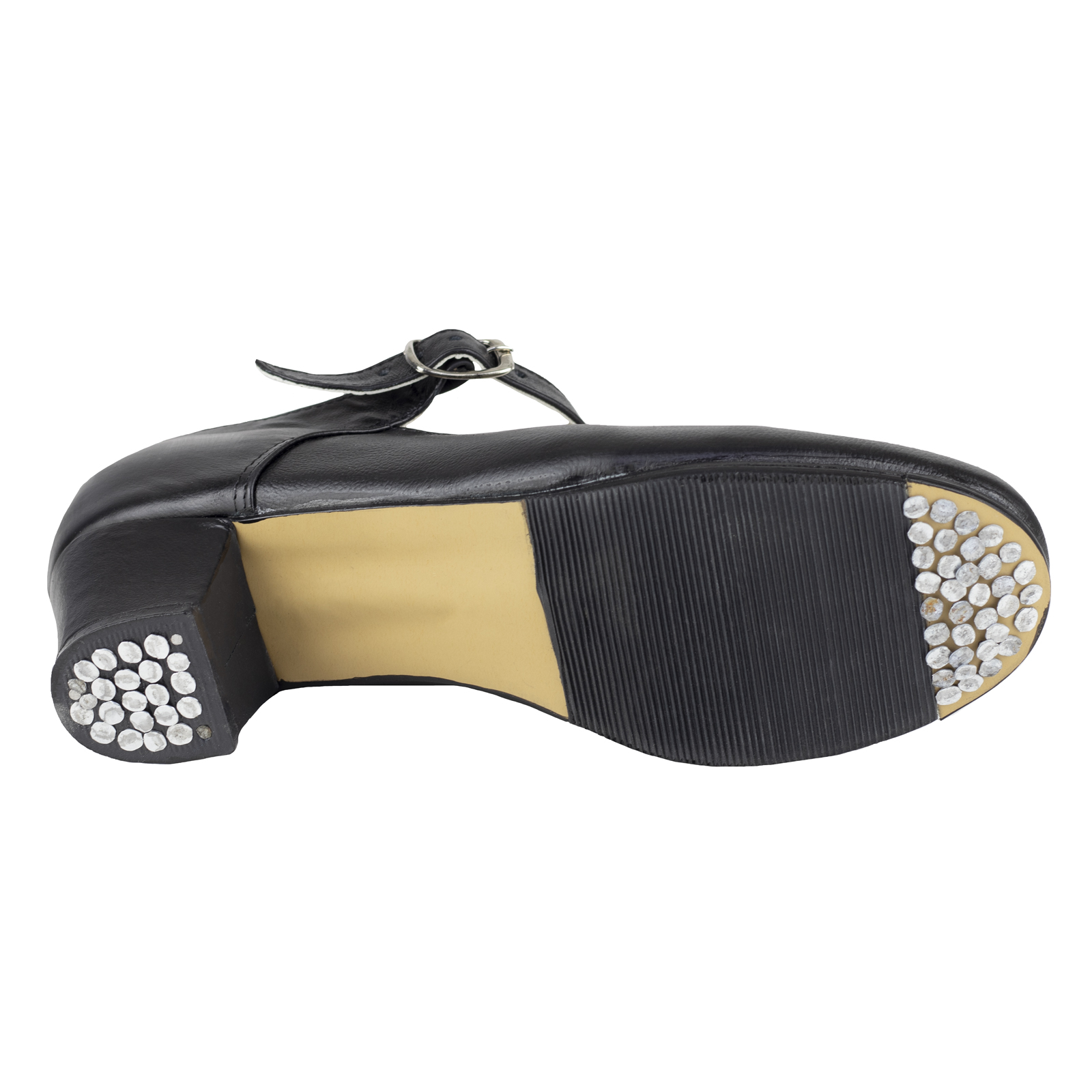 Zapato Negro De Mujer Con Tacón Lady Christian 100 Para Bailable Danza