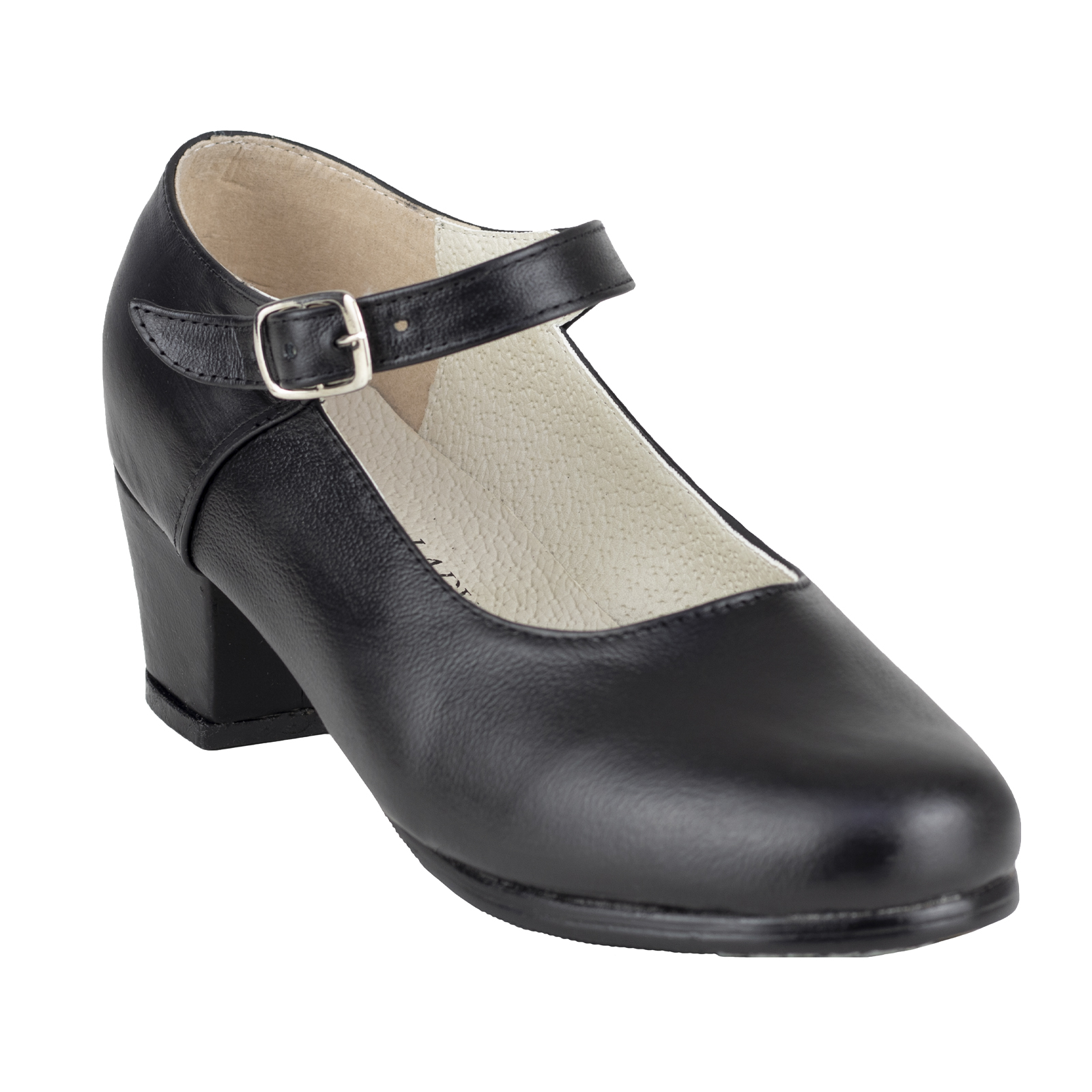 Zapato Negro De Mujer Con Tacón Lady Christian 100 Para Bailable Danza