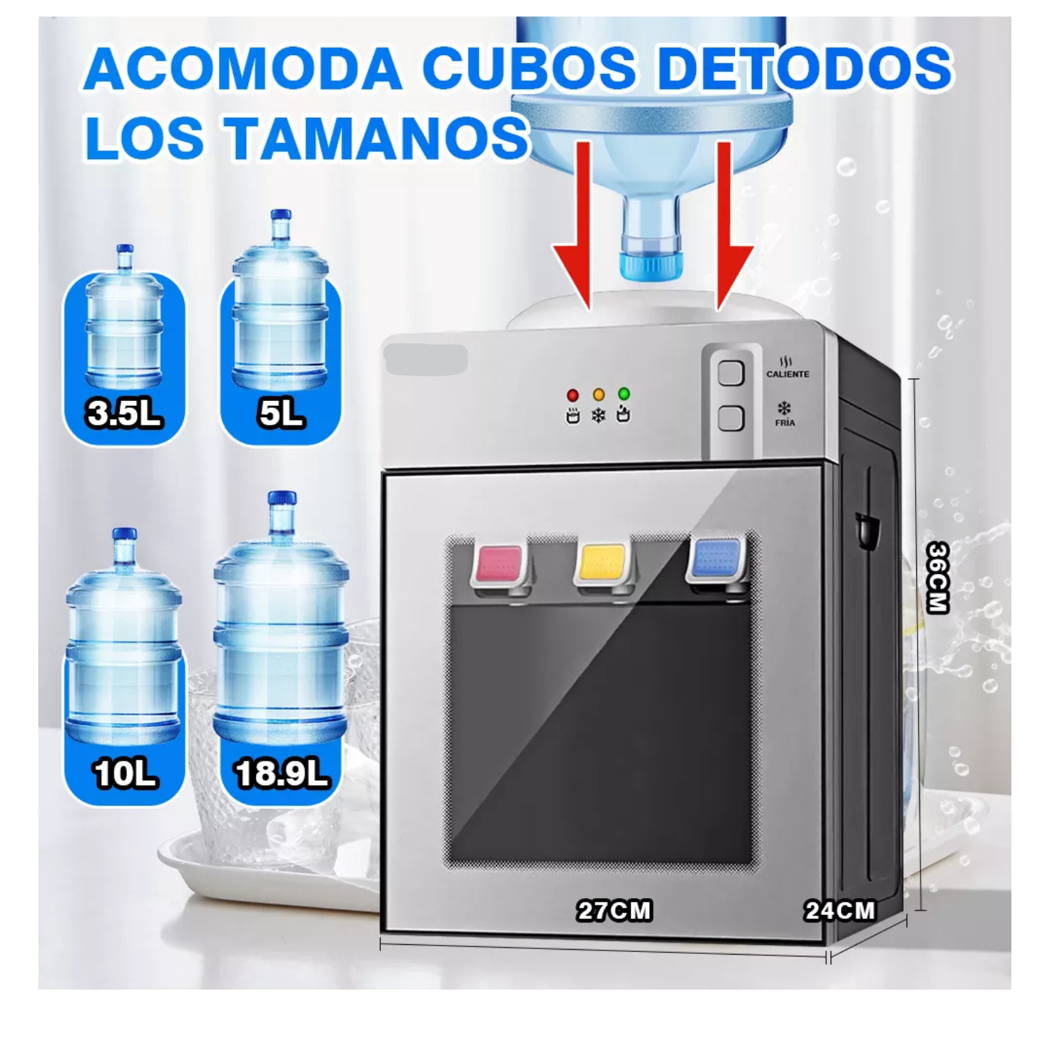 Dispensador De Agua Fría Y Caliente 