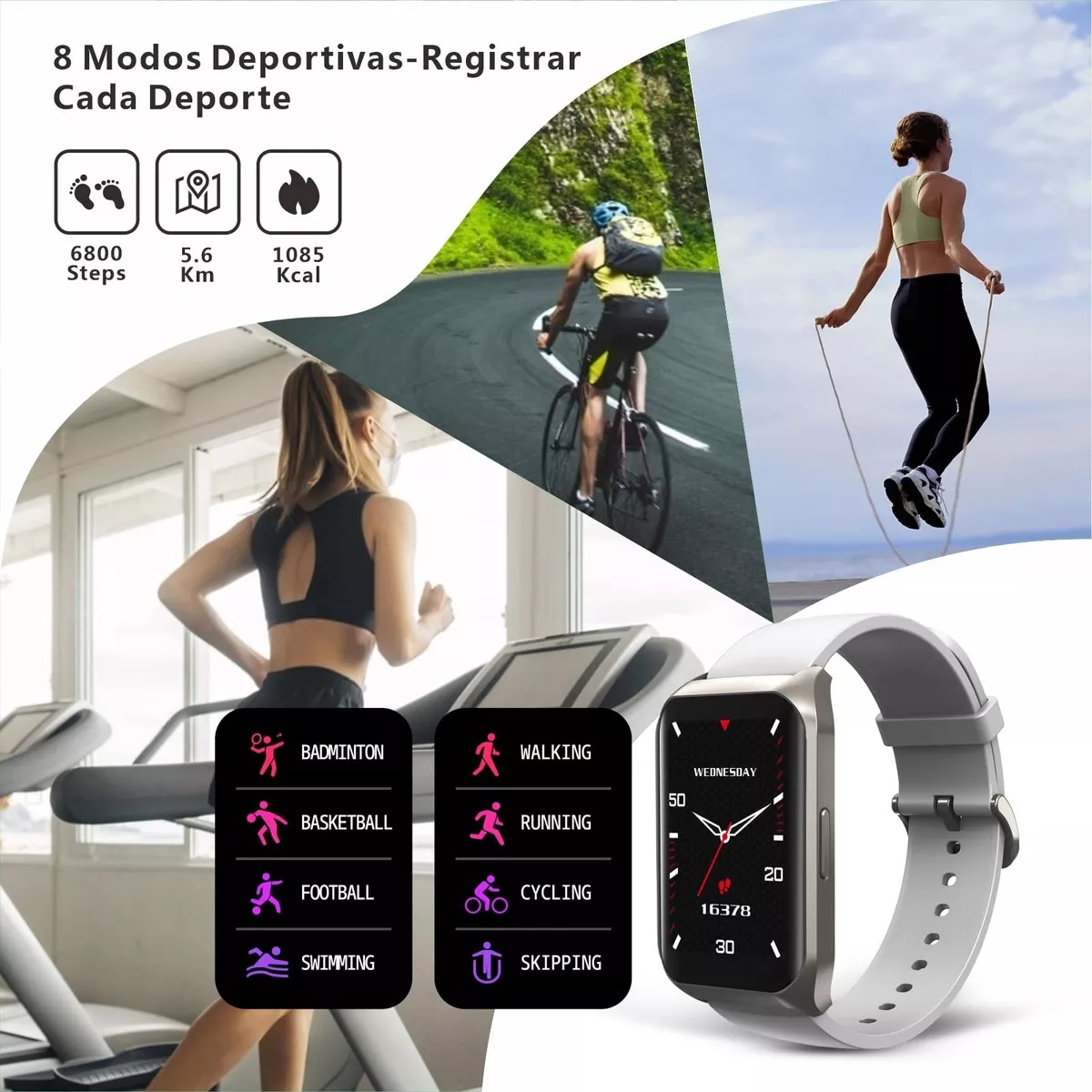 Reloj Inteligente Deportivo H77 Smartwatch Bluetooth 1.57