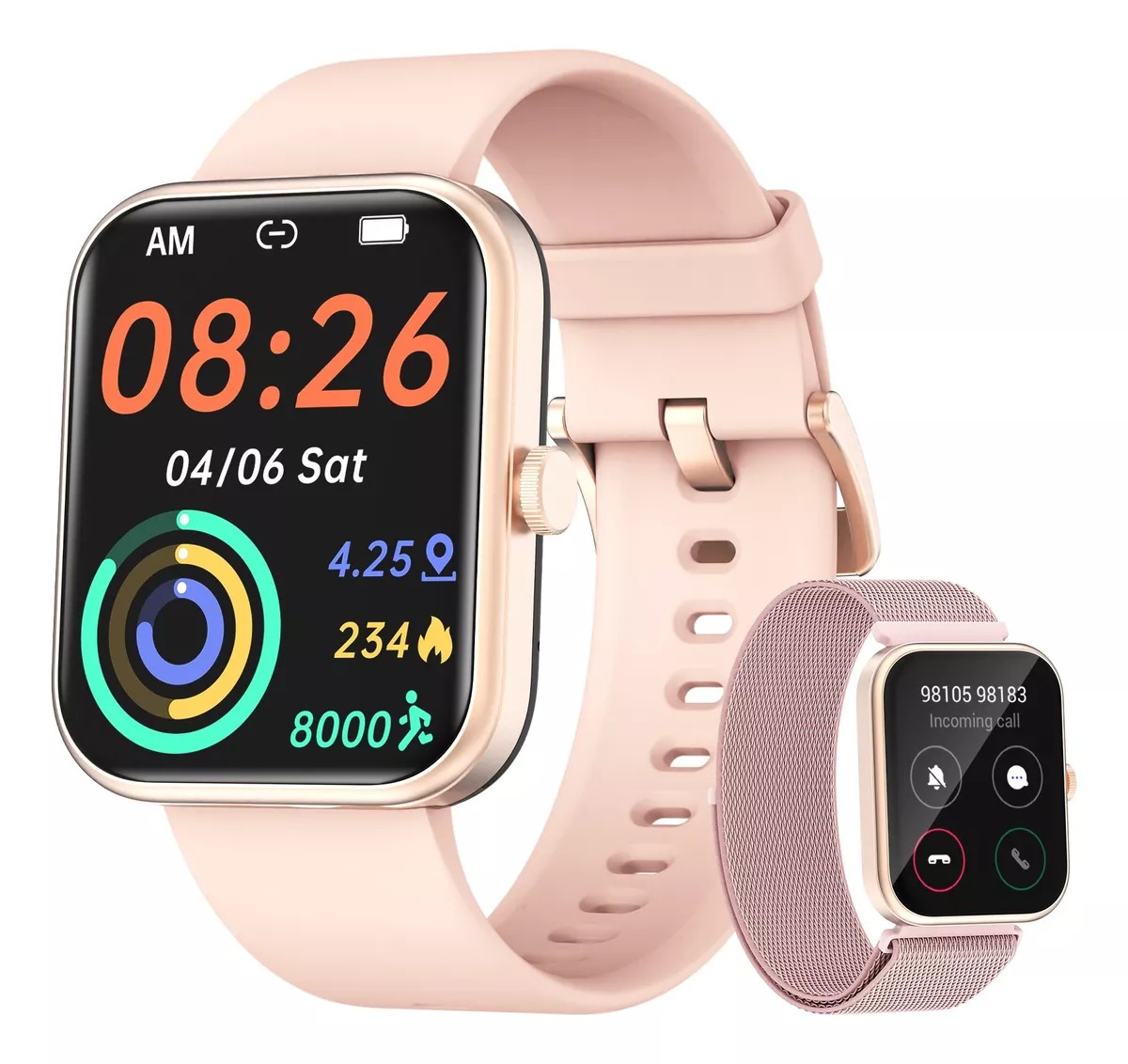 1.8 Reloj Inteligente Mujer Smartwatch W20 Bluetooth Llamada