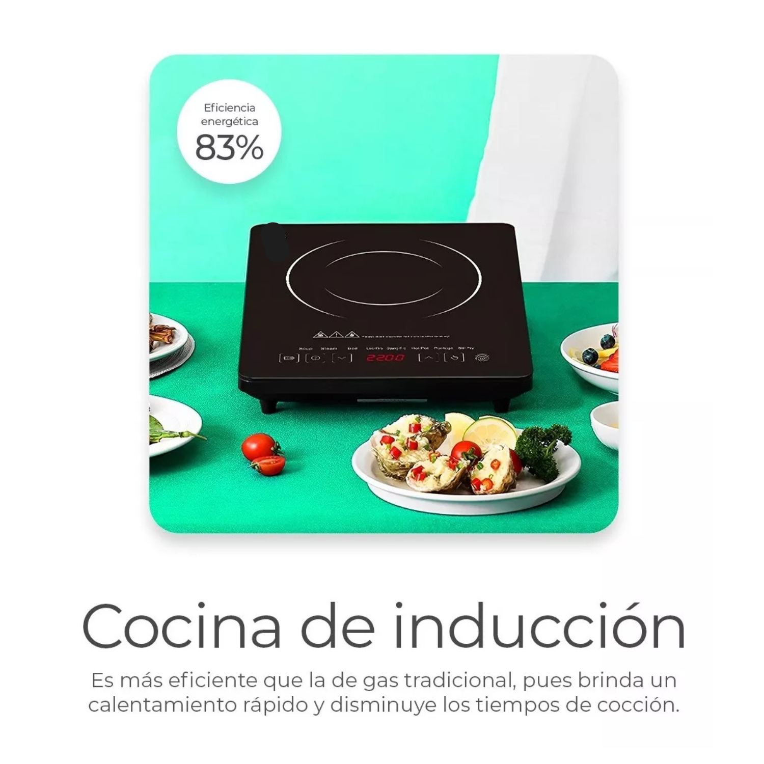 Parrilla Eléctrica De Inducción Magnética 8 Tipos De Cocción