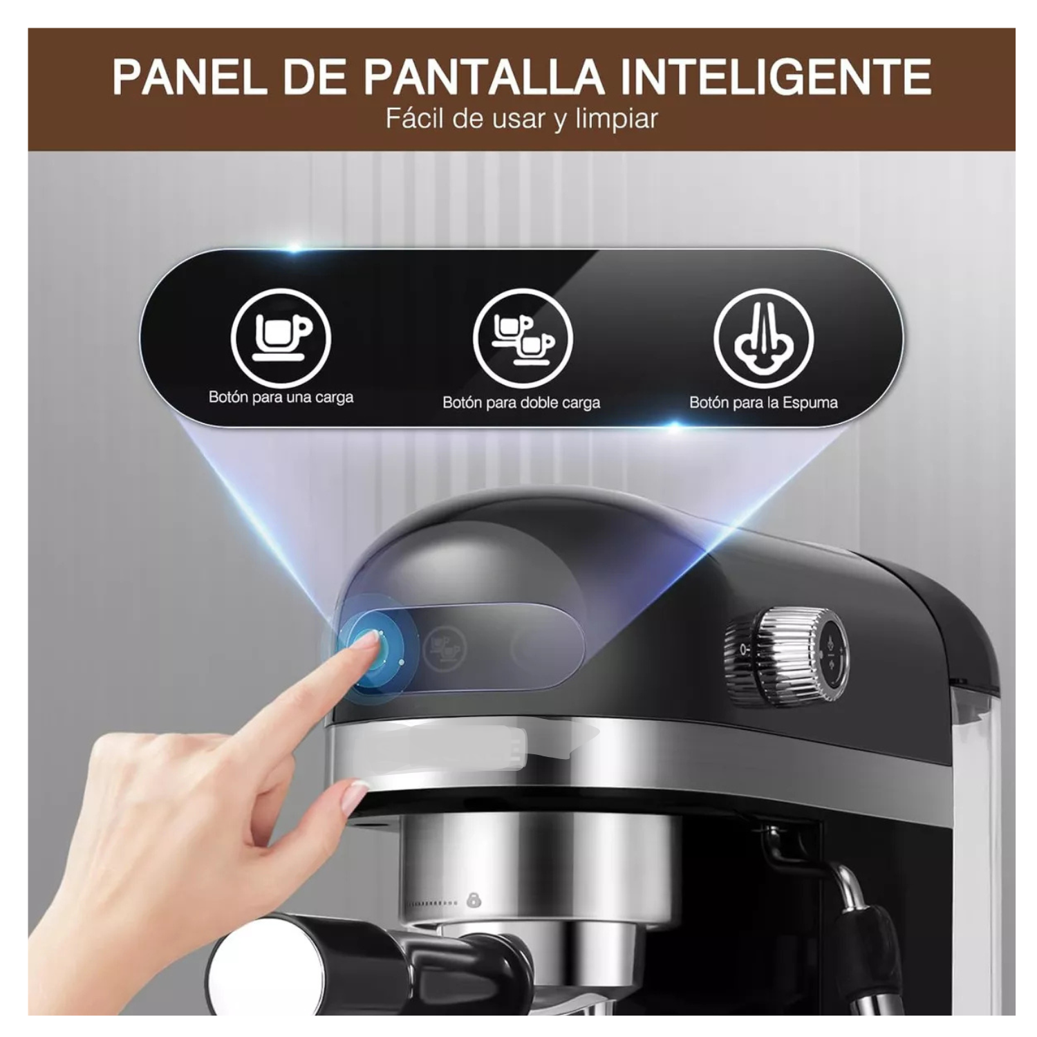 Máquina De Espresso Y Cappuccino 20 Bares