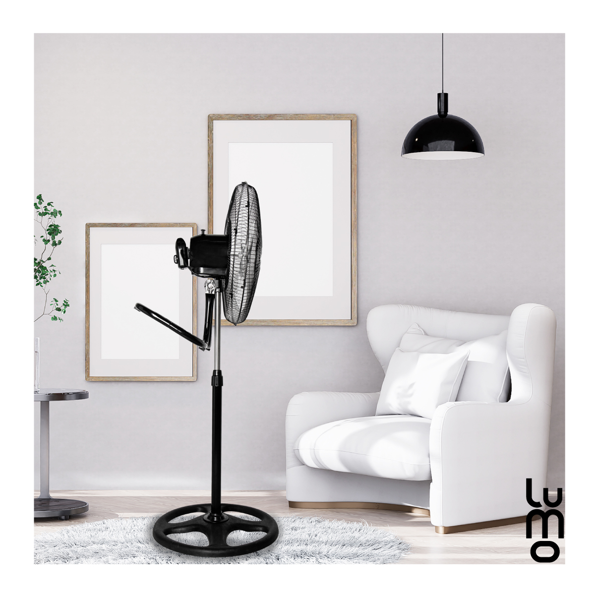 2  Ventiladores 3 En 1 Pedestal, Piso Y Pared  Aspas Metal