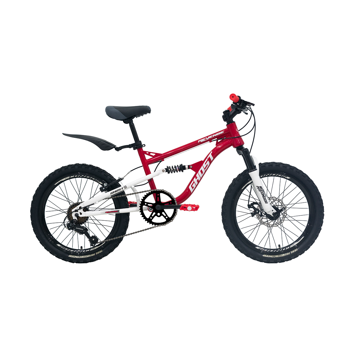 Bicicleta Ghost Revenge Rodada 20 Rojo