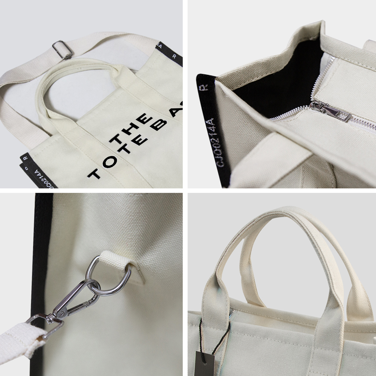 Bolsa The Tote Bag Moda Mujer Beige 