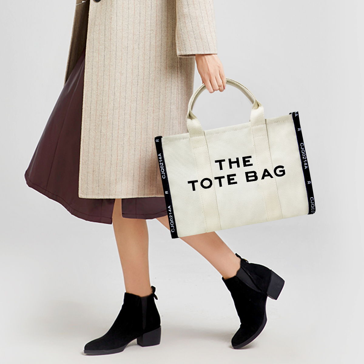 Bolsa The Tote Bag Moda Mujer Beige 