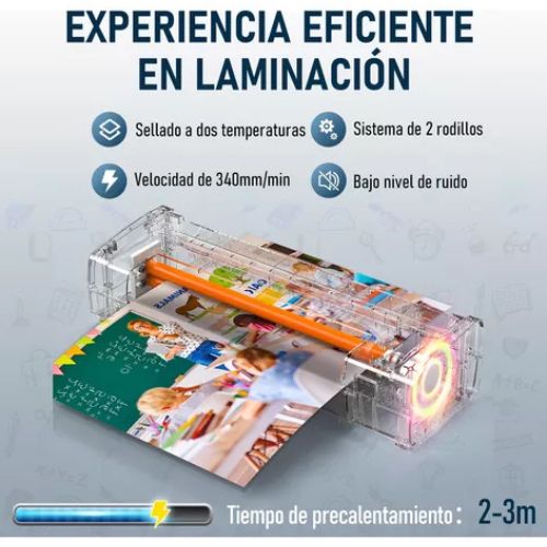 Laminadora Enmicadora Térmica/frio/foil Con Cortadora 8 En 1