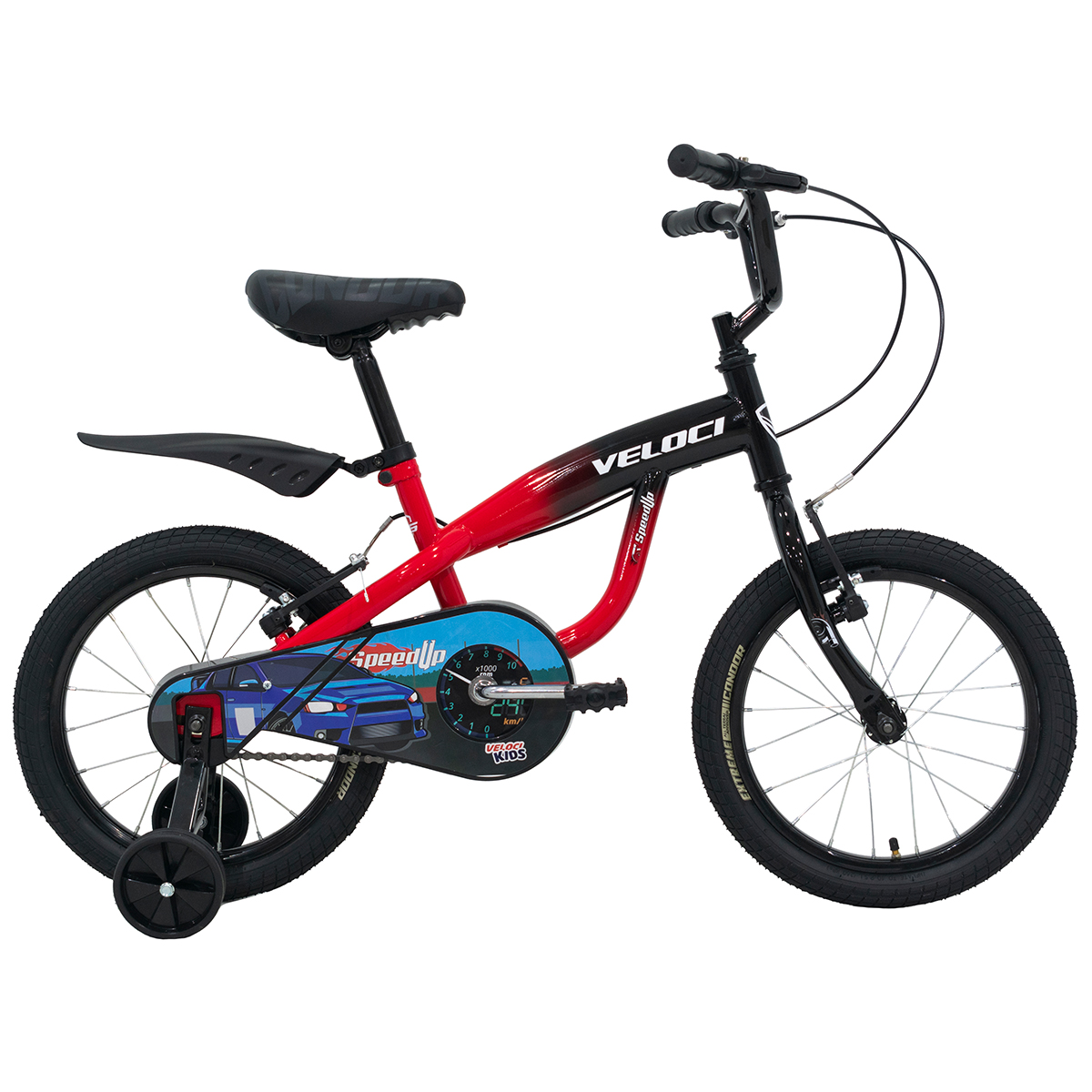 Bicicleta Veloci Speedup Rodada 16 Rojo Infantil