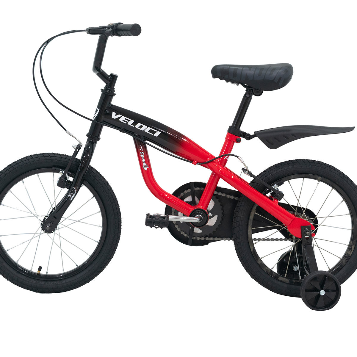 Bicicleta Veloci Speedup Rodada 16 Rojo Infantil
