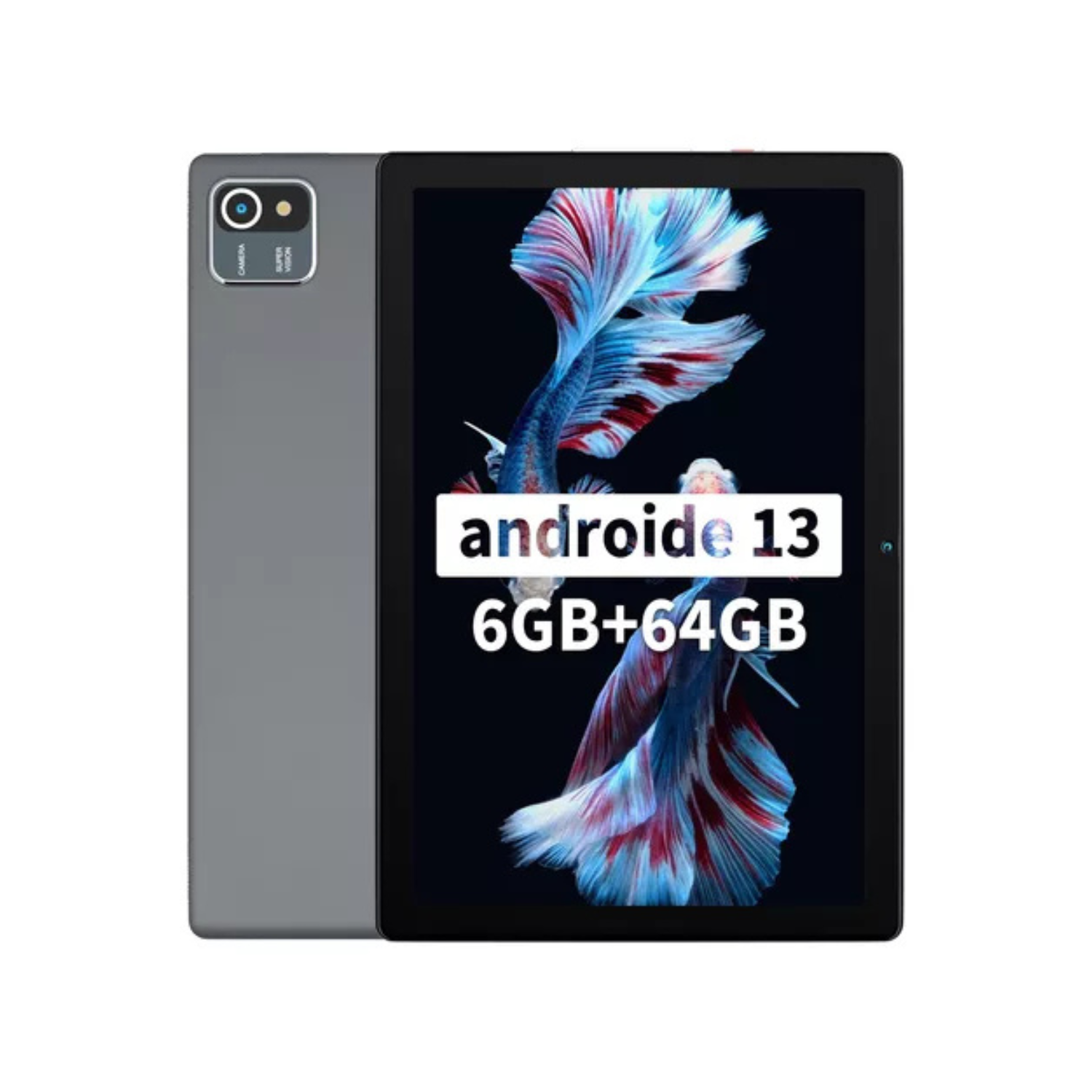 Tableta Moderness MB-1001, Android 13, pantalla de 10,1", Android 13 2+5MP Wi-Fi de 2,4GHz, Bluetooth de 4.2