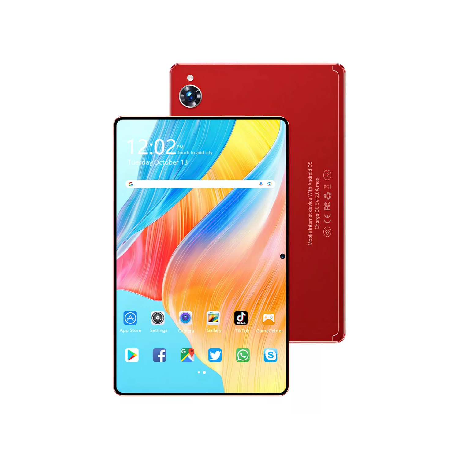 Tableta Hancdon M10 11,6" Android 13 Qualcomm snapdragon 680 Bluetooth, 12GB RAM, Capacidad de 512GB, cámaras HD frontal de 24 MP y trasera de 48 MP 