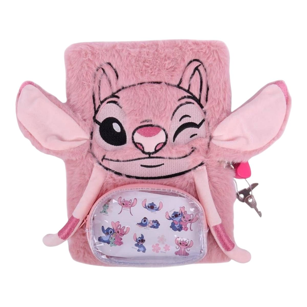 Libreta Con Candado Diario Disney Stitch Angel