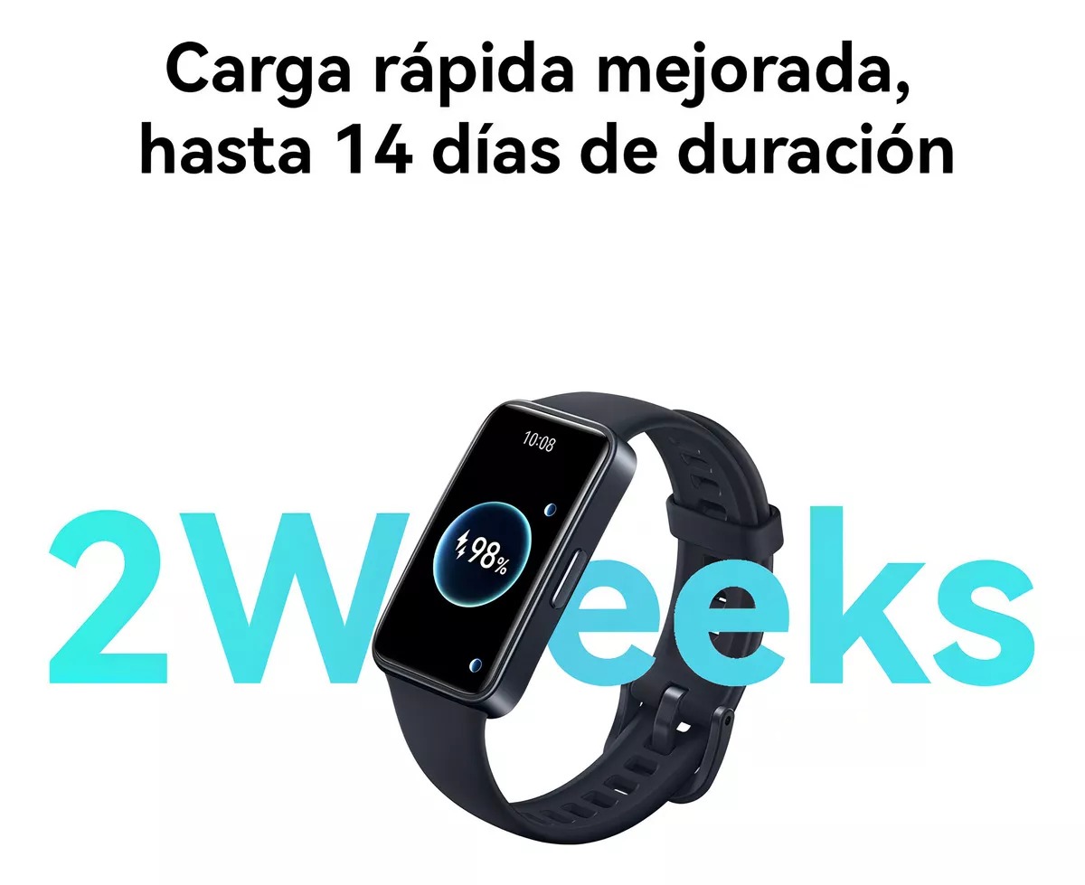 Smartwatch Huawei Band 8 1.47'' Batería Hasta 14 Días Negro Diseño de la correa Silicon