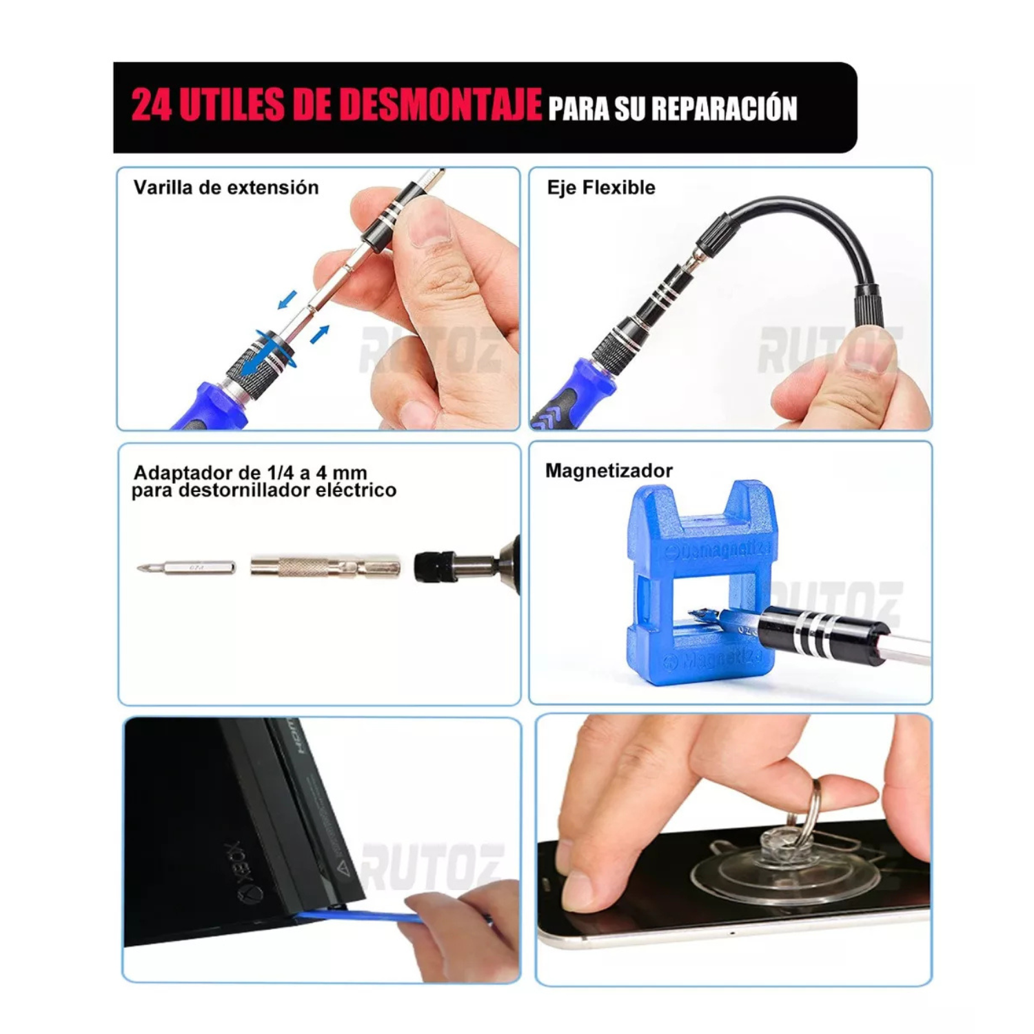 Juego De Herramientas Kit Desarmadores De Precision Triwing 